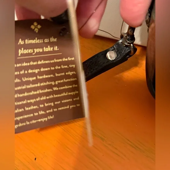 Patricia Nash Floral Leather Cosmetic Case in Burgundy, Navy & Tan - Picture 2 of 9